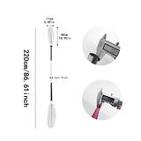 Maxbell Boat Paddle Aluminum Shaft Kayak Paddle for Canoeing Inflatable Boat Surfing White