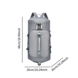 Maxbell Sport Bag Swim Bag Hiking Rucksack for Backpacking Mountain Climbing Outdoor Gray