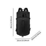 Maxbell Sport Bag Swim Bag Hiking Rucksack for Backpacking Mountain Climbing Outdoor Black
