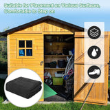 Maxbell Outdoor Storage Shed Mat Anti Slip Covering for Protect Shed Entryway Garden