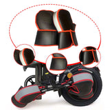 Maxbell Bike Handlebar Mittens PU Leather Mitts Bicycle Pogies for Scooter Motorbike