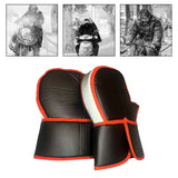 Maxbell Bike Handlebar Mittens PU Leather Mitts Bicycle Pogies for Scooter Motorbike