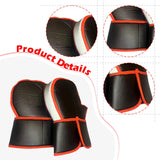 Maxbell Bike Handlebar Mittens PU Leather Mitts Bicycle Pogies for Scooter Motorbike