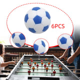 Maxbell 6 Pieces Table Soccer Balls Replacement Recreation Ball Mini Table Footballs