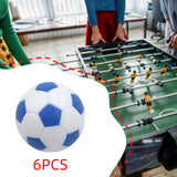 Maxbell 6 Pieces Table Soccer Balls Replacement Recreation Ball Mini Table Footballs