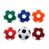 Maxbell 8 Pieces Table Football Replacement Handles with End Caps Nonslip Components Bright Red Footballs