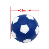 Maxbell 8 Pieces Table Football Replacement Handles with End Caps Nonslip Components Dark Blue Footballs