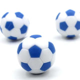 Maxbell 8 Pieces Table Football Replacement Handles with End Caps Nonslip Components Light Blue Footballs