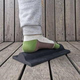 Maxbell Foot Stretcher Pad EVA Foot Fascia Stretcher for Ballet Dancers Sports Women Blue 30x16x4.5cm