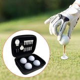 Maxbell Golf Ball and Tee Gift Set Golf Accessories 4 Tees for Him Kids Adults Green