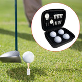 Maxbell Golf Ball and Tee Gift Set Golf Accessories 4 Tees for Him Kids Adults Green