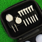 Maxbell Golf Ball and Tee Gift Set Golf Accessories 4 Tees for Him Kids Adults Green
