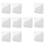 Maxbell 10Pcs Badminton Racket Hooks Racket Racks for Home Living Room Home Settings