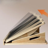 Maxbell Wooden Slant Board for Calf Stretching Nonslip for Home Gym Training Pilates