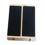 Maxbell Wooden Slant Board for Calf Stretching Nonslip for Home Gym Training Pilates