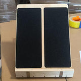 Maxbell Wooden Slant Board for Calf Stretching Nonslip for Home Gym Training Pilates