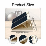 Maxbell Wooden Slant Board for Calf Stretching Nonslip for Exercise Home Gym Workout