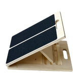 Maxbell Wooden Slant Board for Calf Stretching Nonslip for Exercise Home Gym Workout