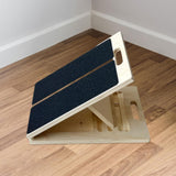 Maxbell Wooden Slant Board for Calf Stretching Nonslip for Exercise Home Gym Workout