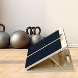 Maxbell Wooden Slant Board for Calf Stretching Nonslip for Exercise Home Gym Workout