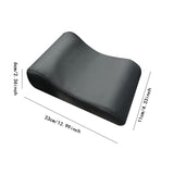 Maxbell Pilates Support Pillow Accessories Fitness Yoga Mat for Home Use and Gym Use Deep Gray