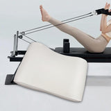 Maxbell Pilates Support Pillow Accessories Fitness Yoga Mat for Home Use and Gym Use White