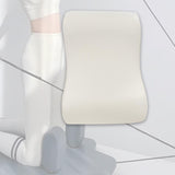 Maxbell Pilates Support Pillow Accessories Fitness Yoga Mat for Home Use and Gym Use White