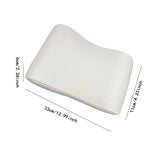 Maxbell Pilates Support Pillow Accessories Fitness Yoga Mat for Home Use and Gym Use White