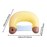 Maxbell Inflatable Water Hammock Versatile Surfboard for Holiday Entertainment Beach