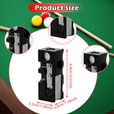 Maxbell 12 in 1 Pool Cue Tip Shaper Burnisher Accessory for Club Player Replacement black