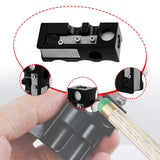 Maxbell 12 in 1 Pool Cue Tip Shaper Burnisher Accessory for Club Player Replacement black