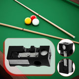 Maxbell 12 in 1 Pool Cue Tip Shaper Burnisher Accessory for Club Player Replacement black