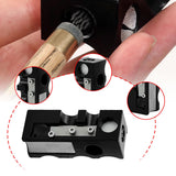 Maxbell 12 in 1 Pool Cue Tip Shaper Burnisher Accessory for Club Player Replacement black