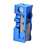 Maxbell 12 in 1 Pool Cue Tip Shaper Burnisher Accessory for Club Player Replacement blue