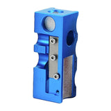 Maxbell 12 in 1 Pool Cue Tip Shaper Burnisher Accessory for Club Player Replacement blue