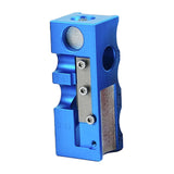 Maxbell 12 in 1 Pool Cue Tip Shaper Burnisher Accessory for Club Player Replacement blue