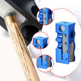 Maxbell 12 in 1 Pool Cue Tip Shaper Burnisher Accessory for Club Player Replacement blue