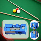 Maxbell 12 in 1 Pool Cue Tip Shaper Burnisher Accessory for Club Player Replacement blue