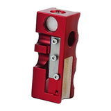 Maxbell 12 in 1 Pool Cue Tip Shaper Burnisher Accessory for Club Player Replacement red