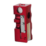 Maxbell 12 in 1 Pool Cue Tip Shaper Burnisher Accessory for Club Player Replacement red