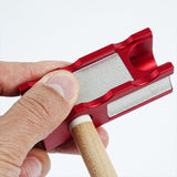 Maxbell 12 in 1 Pool Cue Tip Shaper Burnisher Accessory for Club Player Replacement red