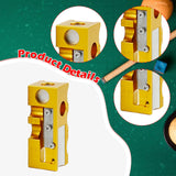 Maxbell 12 in 1 Pool Cue Tip Shaper Burnisher Accessory for Club Player Replacement Gold