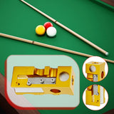 Maxbell 12 in 1 Pool Cue Tip Shaper Burnisher Accessory for Club Player Replacement Gold