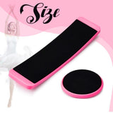 Maxbell 2Pcs Turning Board for Dancers Turn Board for Gymnast Cheerleader Ice Skater Pink