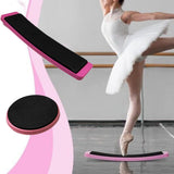 Maxbell 2Pcs Turning Board for Dancers Turn Board for Gymnast Cheerleader Ice Skater Pink