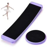 Maxbell 2Pcs Turning Board for Dancers Turn Board for Gymnast Cheerleader Ice Skater Purple