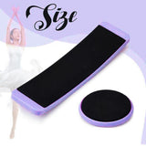 Maxbell 2Pcs Turning Board for Dancers Turn Board for Gymnast Cheerleader Ice Skater Purple