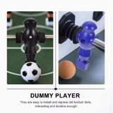 Maxbell 26 Pieces Table Soccer Men Players Repair Parts Football Machine Accessories Red Blue