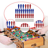 Maxbell 26 Pieces Table Soccer Men Players Repair Parts Football Machine Accessories Red Blue