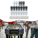 Maxbell 26 Pieces Table Soccer Men Players Repair Parts Football Machine Accessories Black White